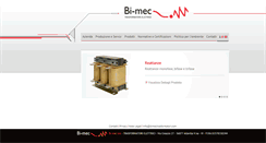 Desktop Screenshot of bimectrasformatori.com